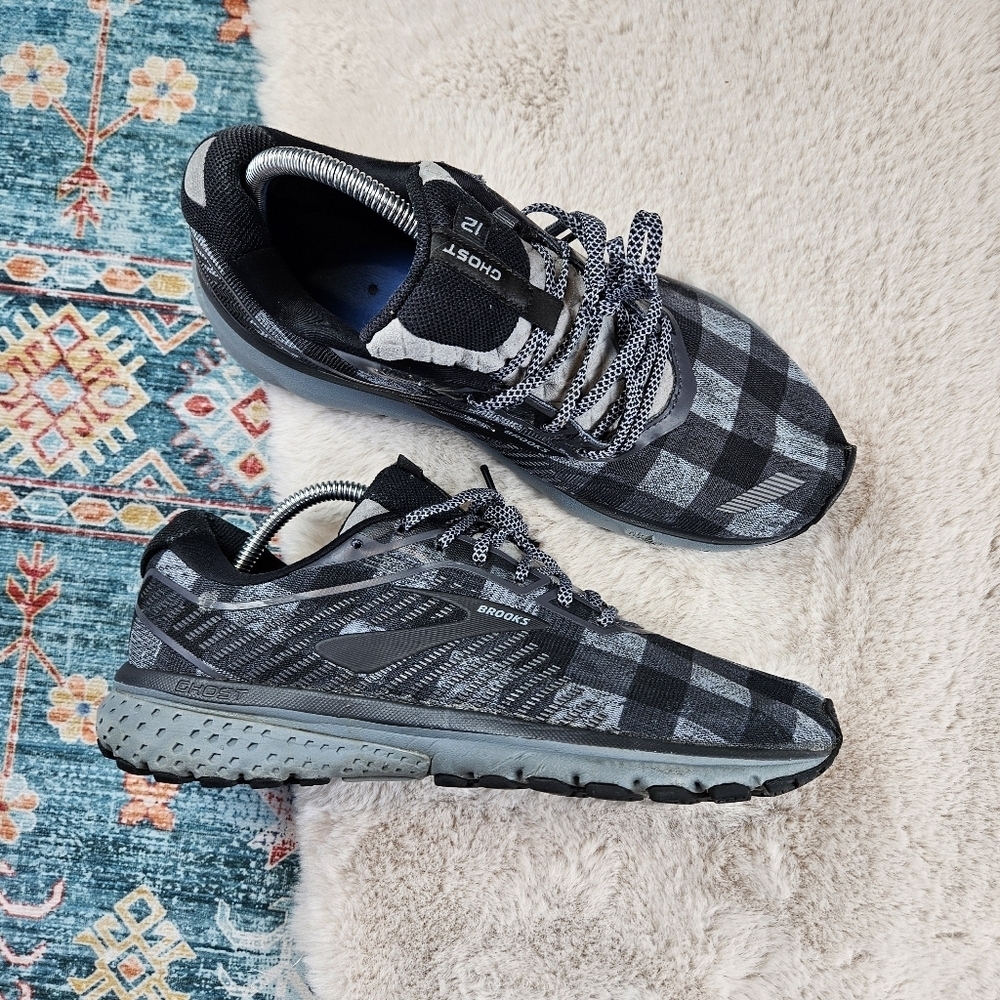 Brooks Women’s Ghost 12 Running Shoes Kentucky Blue Gray Women Us 9